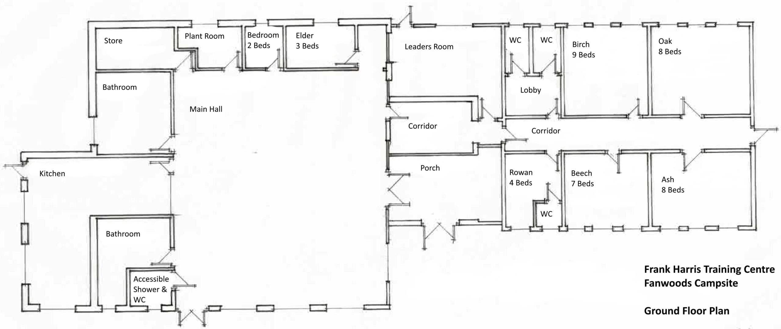 Ground Floor Plan of FHTC.
Click for larger image.